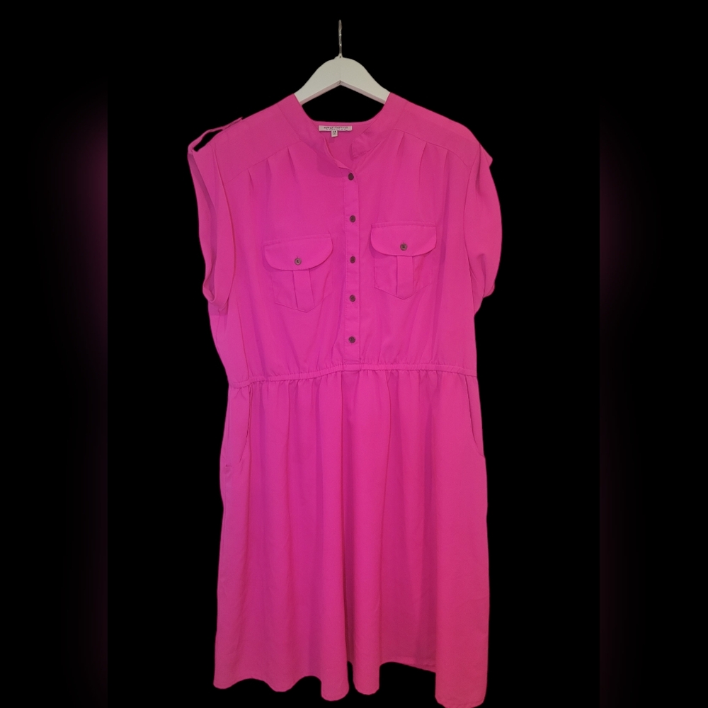 Speed Control Pink Midi Dress